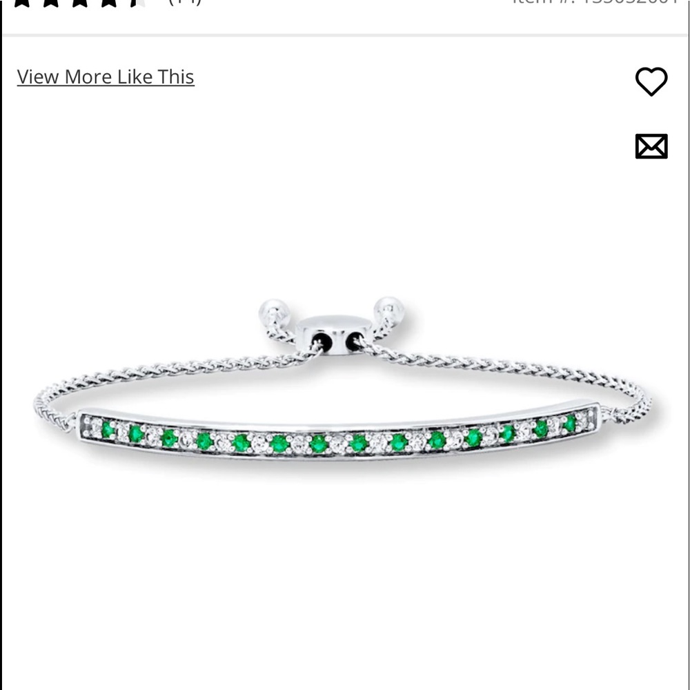 Emerald bracelet
